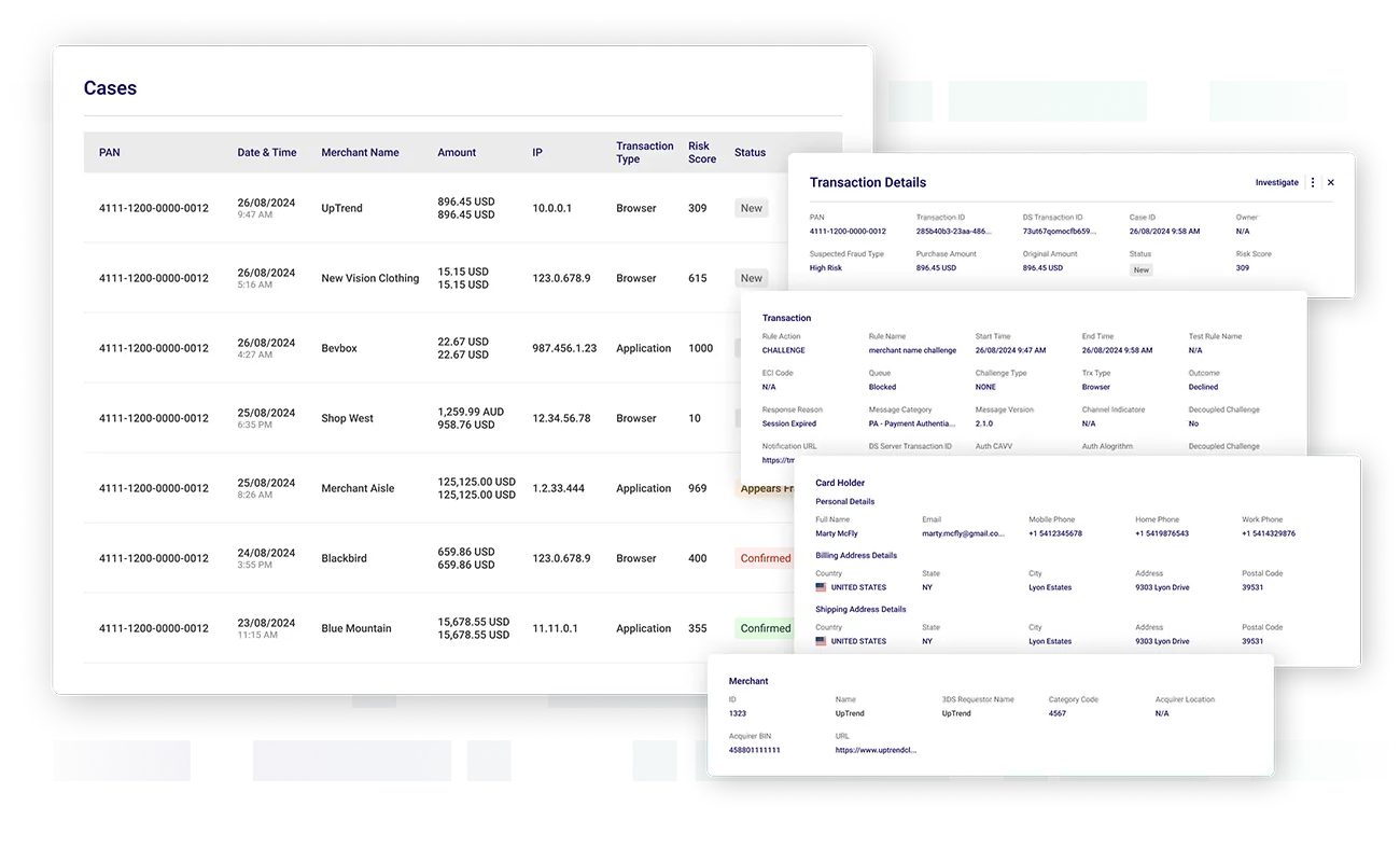 3-D Secure Case Manager