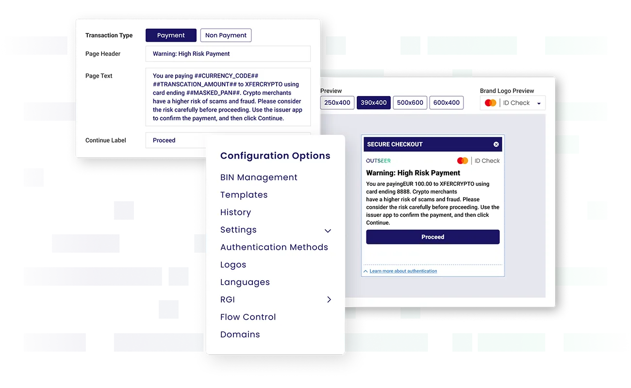 3-D Secure Configuration Manager